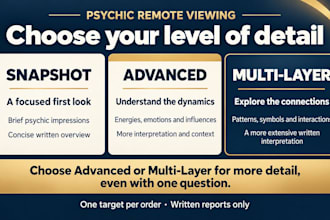 do psychic reading remote viewing for any situation