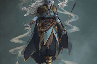 design a dnd character art and dnd art