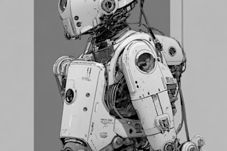 high quality robot, mecha concepts