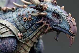 paint warhammer 40k character and creature