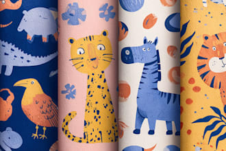 draw retro vintage cartoon illustration
