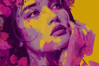 draw awesome abstract portrait art