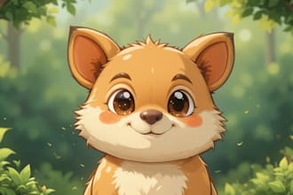 draw cute cartoon or animal illustration