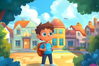 draw children book illustrations