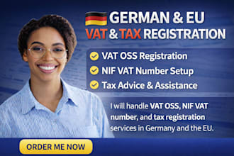 handle vat oss, nif vat number, and tax registration in germany and eu