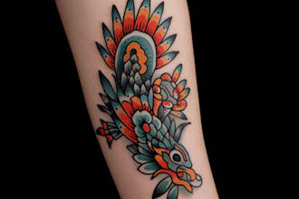 create a custom traditional tattoo design