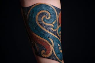 design a polynesian maori tribal tattoo