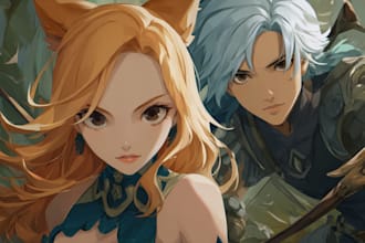 illustrate your anime or roleplaying character oc