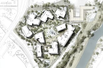 master plan site plan plot plan landscape architect architectural site plan