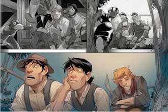 create comic book and custom illustration