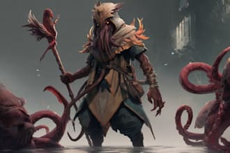 paint realistic or fantasy character art