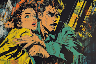 draw your comic book or webtoon cover