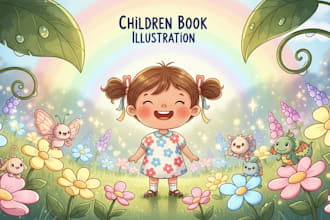 illustrate children book illustration kids book art hand drawn illustration