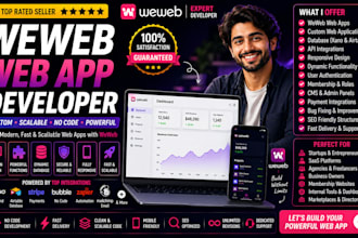 build weweb web app weweb saas mvp xano airtable no code web application