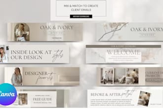 design branded canva email templates for wellness and holistic coaches