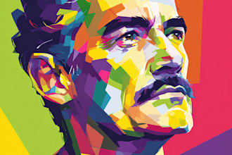 make amazing wpap pop art portrait