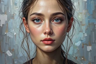 paint a real oil painting on canvas with free shipping