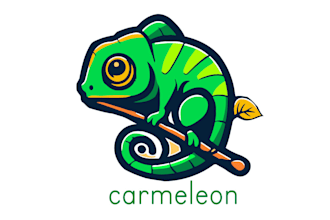 design a creative and unique chameleon logo for your brand