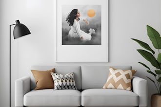 make wall art, poster, canvas designs ready to be printed