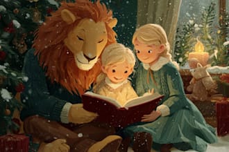 draw children book illustrations and kids cover illustration