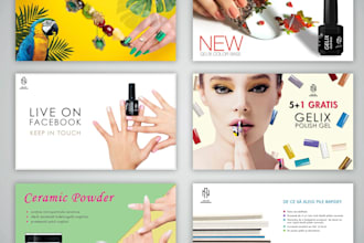 design professional ad banners for all social media