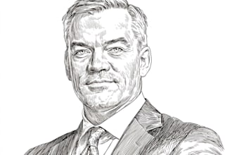 draw your portrait wsj style hedcut, engraving, etching, woodcut, stipple