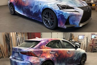 design a premium quality vehicle wrap