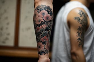 do a japanese style tattoo art