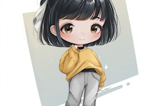 design cute chibi characters