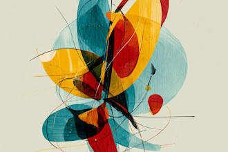 draw abstract portrait art