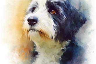 paint stunning pet portrait