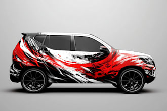 design professional truck, car, van, boat wrap for you