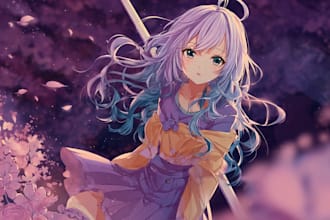 making anime, mecha, pop art ,fan art and original character
