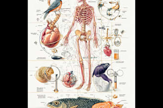 do medical and scientific illustrations for you