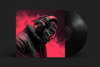 design a professional album cover or mixtape cover art