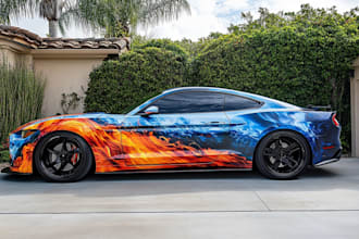 design racing car, livery racing car and sports car wrap