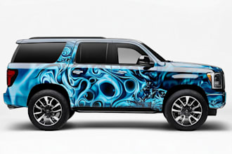do amazing car wrap, car wrap design
