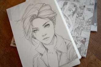 draw shonen anime manhwa webtoon novel cover light novel