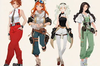 draw your character design or fan art