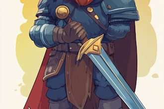 do 2d game character for you