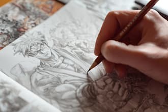 do comic book illustration manga comic book illustration