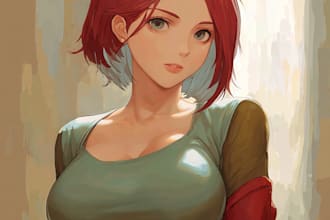 draw you an anime art style characters