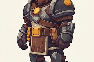 design simple 2d game character