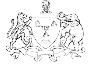 create a professional family crest with shield and royal elements