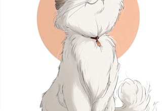 draw pet portrait illustration