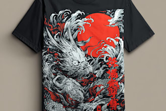 do japanese t shirt design