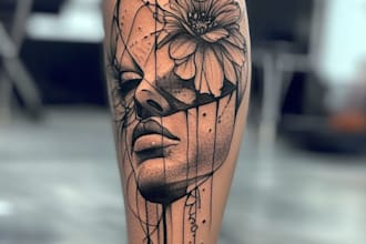 design professional tattoo and custom tattoo