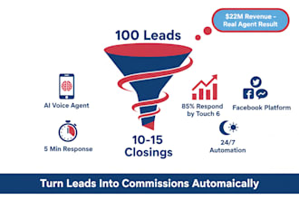build complete ai follow up system for real estate agents to convert leads