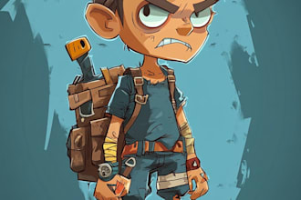 make a game character art, 2d game character art