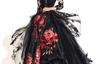 create custom fashion illustrations and croquis for you